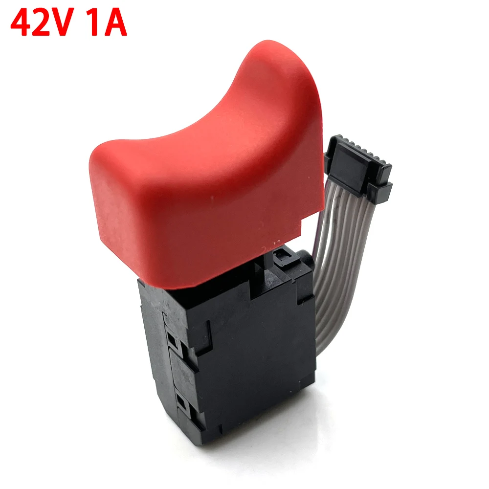 1pcs 42V 1A DC 5E4 Brushless Charging Hand Drill Switch For Bosch GSR12V-30/GSB12V-30 12V-35 Lithium Electric Drill Accessories