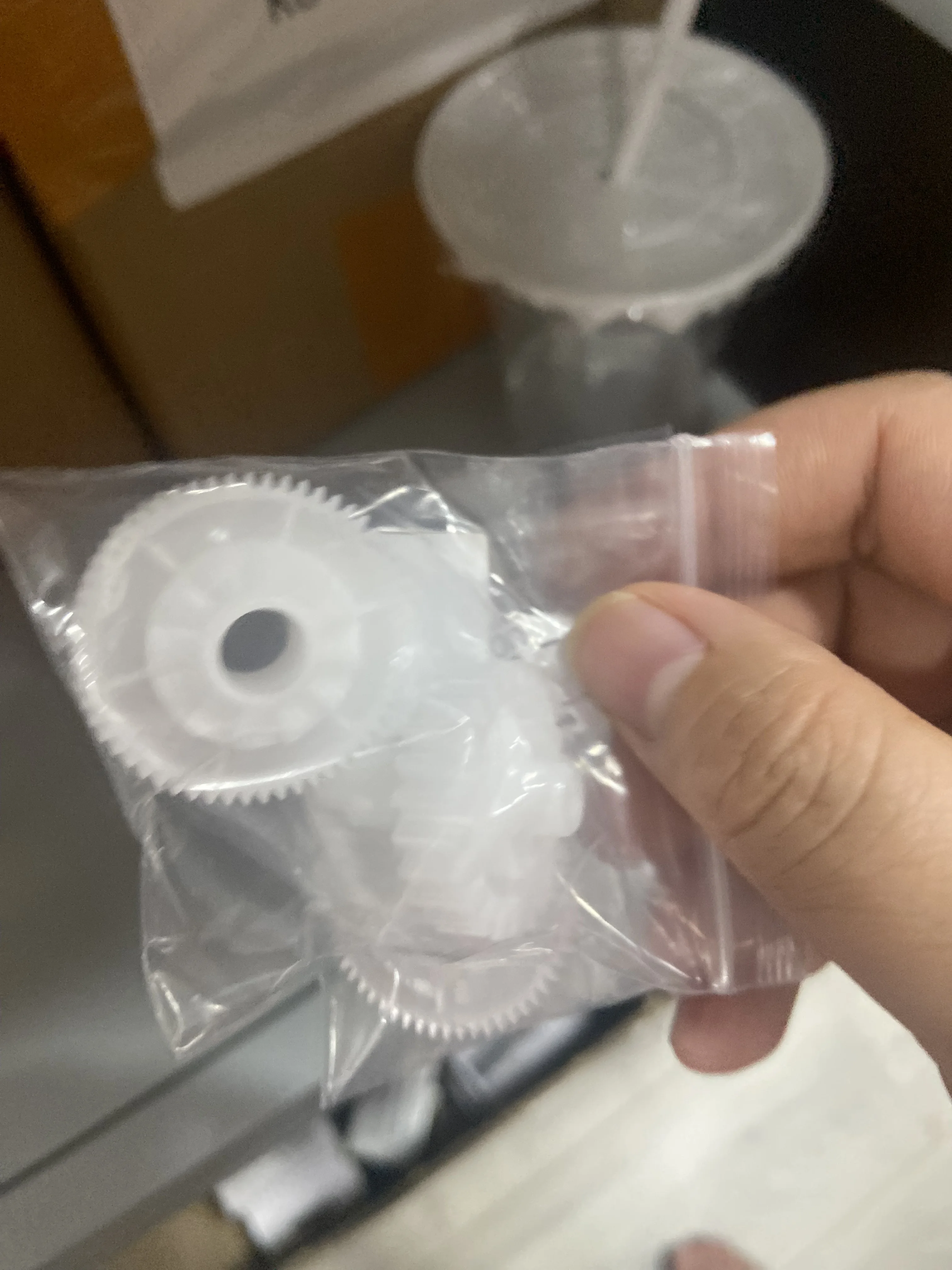 30X RU7-0753-000 24T 58T Fuser Drive Gear voor HP LaserJet Pro M125 M126 M127 M128