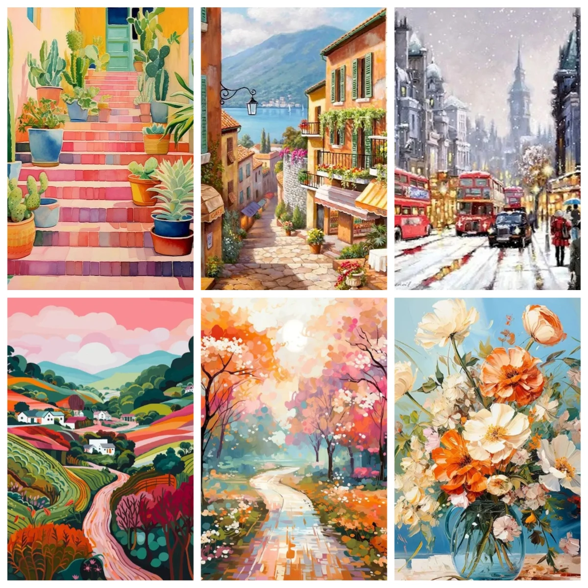 

Пазл из 1000 деталей для взрослых, с изображением пейзажа, бумажный пазл, сложная семейная настольная игра, подарок для снятия стресса и декора.