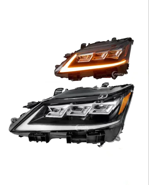 Archaic New Arrival Car Front Lamp For Lexus GS250 GS350 2012-2015 Led 3 projectors Headlight With DRL H/L Beam Car Accessories