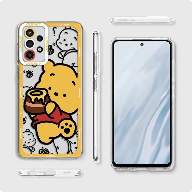 Disney Winnie The Pooh phone Case for Samsung A13 A14 A15 A23 4G 5G A24 4G A25 A33 A34 A53 A54 A73 A35 A55 5G bag