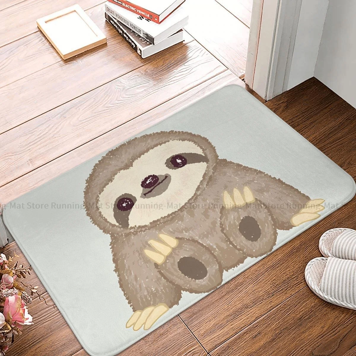 

Bathroom Mat Sloth Doormat Kitchen Carpet Outdoor Rug Home Decor