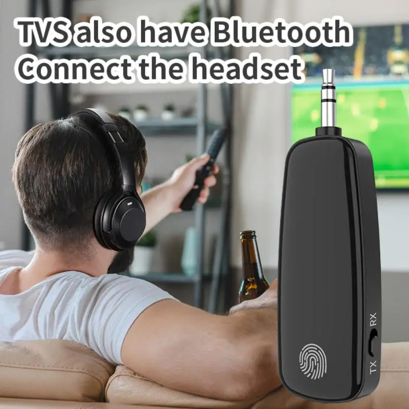 New Bluetooth-compatible 5.2 Receiver Transmitter Adapter 3.5mm Jack AUX Car Stereo Hands-free Call TF Card Audio Player For Car