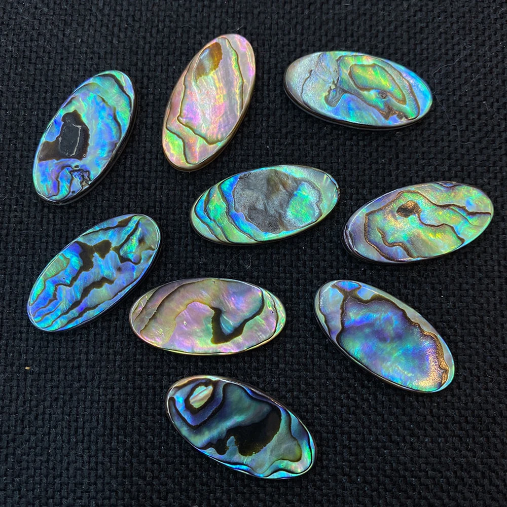 Trendy Marquise Shape Natural Abalone Shell Cabochon Beads 15x30mm Ring Face for DIY Making Fashion Rings Jewelry Accessories