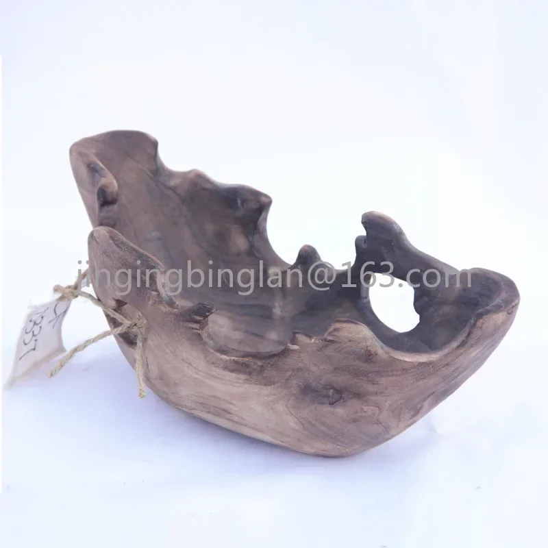 Manufacturers sell handmade wooden craft trays, snack fruit trays, homestay home desktop decorative utensils