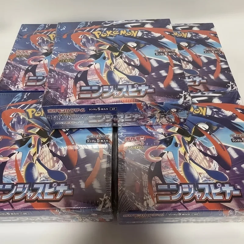 Game Collection Cards Pocket Monsters Greninja Ptcg Card Japanese Version M4 MEGA Expansion Pack Anime Adult Collector Gift