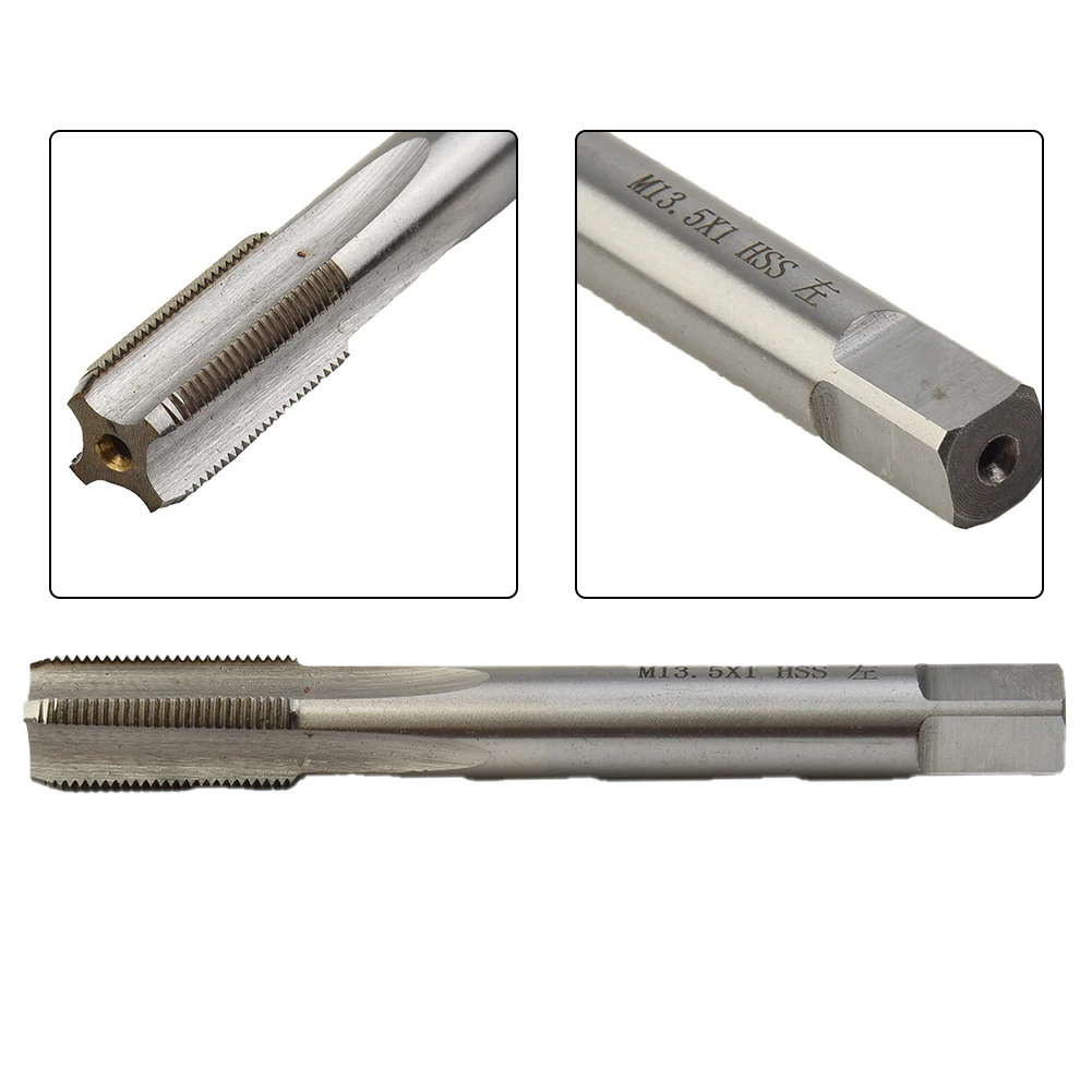 Durability General Purpose Applications High Quality Tap M13.5 X 1.0mm 1 Pcs High Speed Steel Left Hand Silver