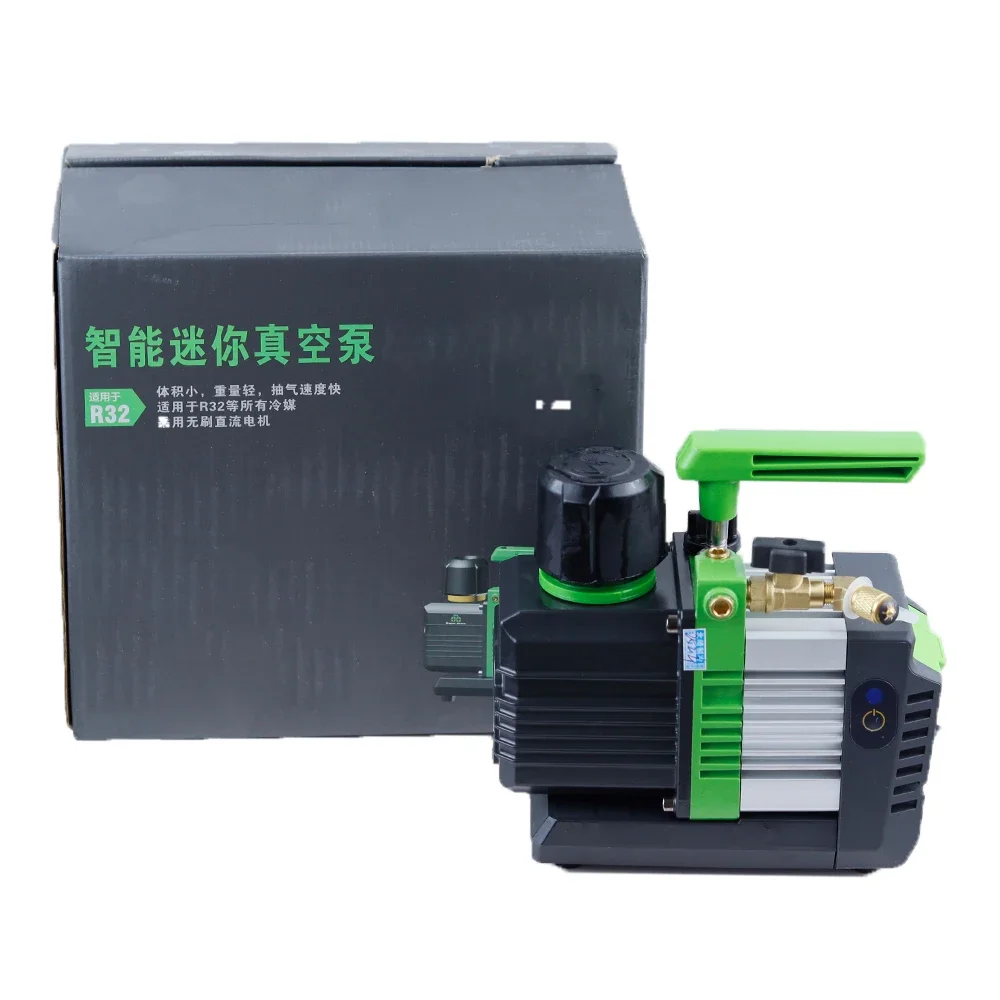 Small Brushless Air Pump Bipolar 1.5L Air Conditioning R32 Refrigerant Vacuum Pump Air Conditioning Vacuum Pump 220V