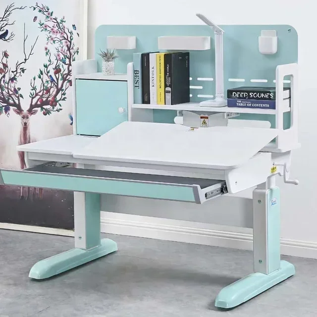 Children Computer Desk Reading Study Chair and Table