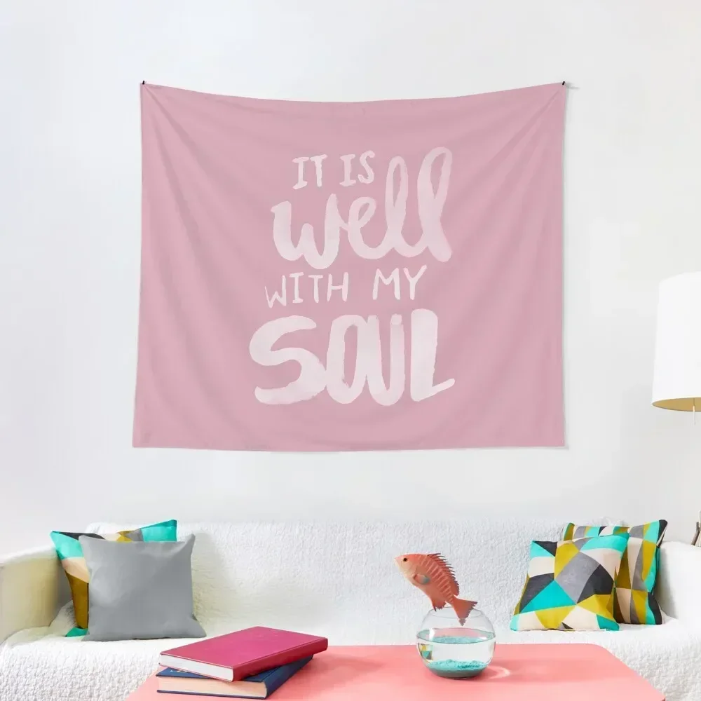 

It Is Well With My Soul x Rose Tapestry Wall Decorations Wall Decoration Tapestry