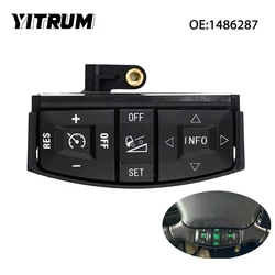 YITRUM 1486287 1486287S51 Truck Steering Wheel Multi-Control Switch Knobs For SCANIA P, G, R, T; F, K, N Series Spar Accessories
