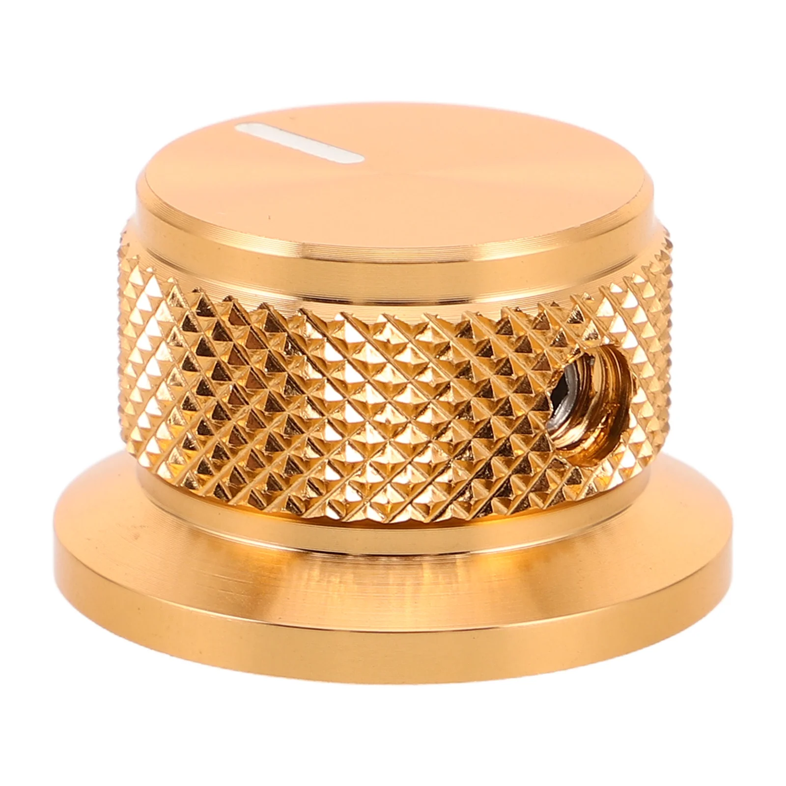 

Metal Potentiometer Knob 24x14.5mm Aluminum Durable Stylish for Guitar Amplifier Radio Smooth Handling Guitar Knobs