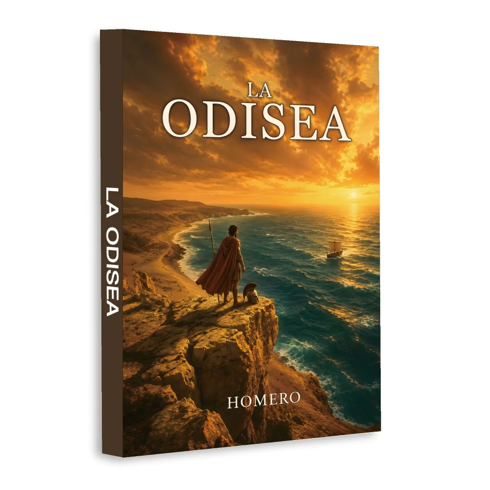 La Odisea by Homero Spanish Edition: Classic Literature Book, Homer’s Odyssey in Spanish, Greek Mythology, Epic Adventure
