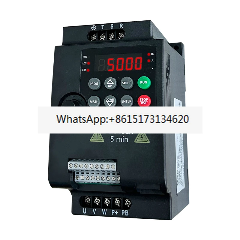 

Векторный инвертор трехфазный 380В220В1,5-2,2-3-4кВт5,5/7,5Вт 11 регулятор