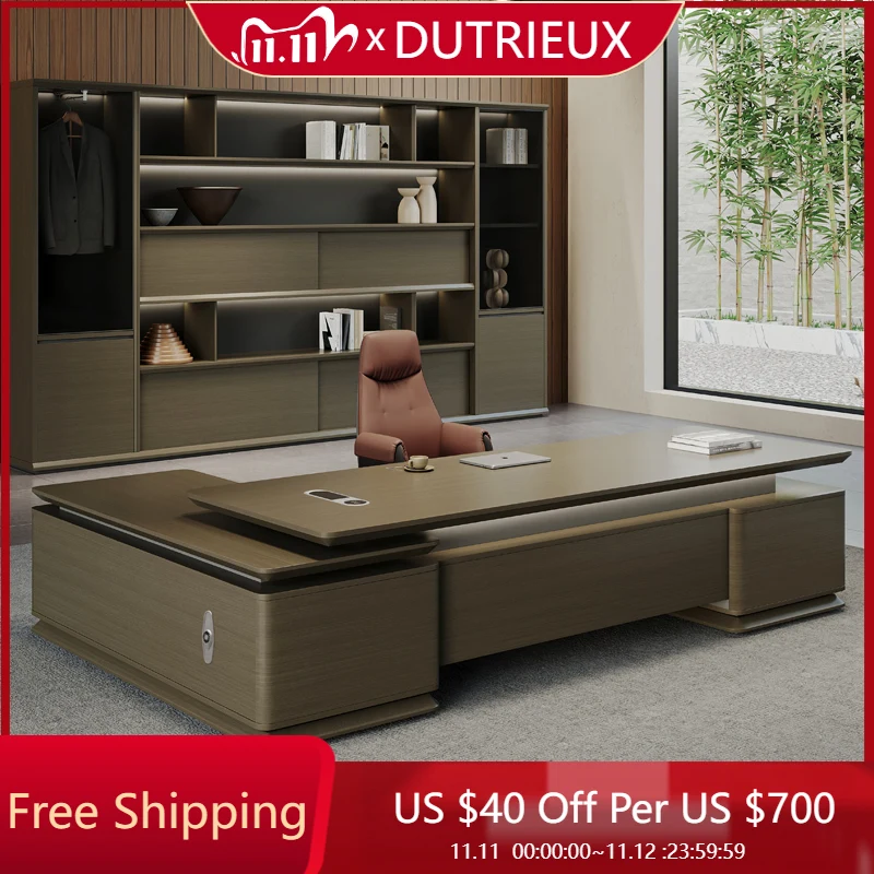 

Organizer Standing Office Desk Study Drafting Cheap Work Minimalist Office Desk European Unusual Wood Bureau Home Furniture