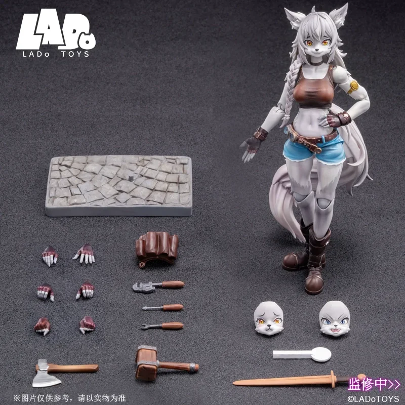 

IN STOCK LADOTOYS Liya Fixer Ver. Model Repairer Wolf Girl ERA 001 Animation Model Action Figure Toys Collection Figurine Gift