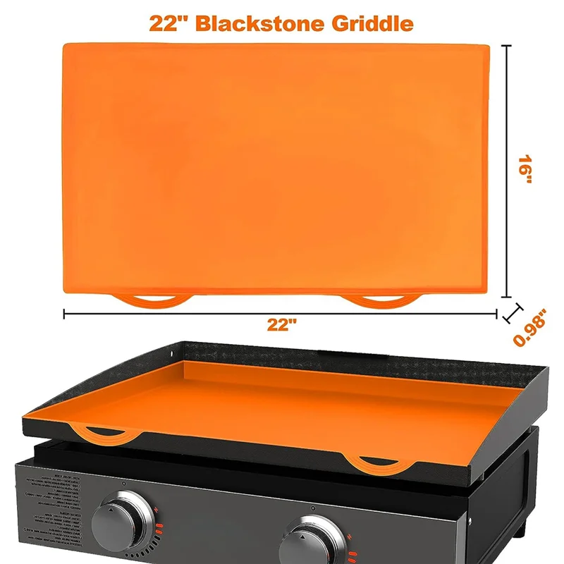 Silicone Griddle Mat for 22 Inch Griddle, All-Season Outdoor Cooking Protective Griddle Cover