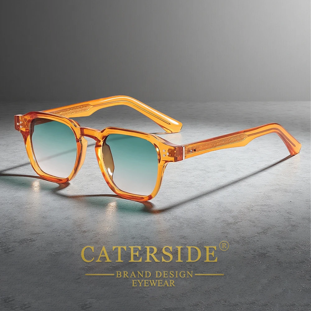 Óculos de Sol Quadrados CATERSIDE: Estilo e Luxo para Homens e Mulheres – Ideal para Viagens, Praia, Festas e Presentes