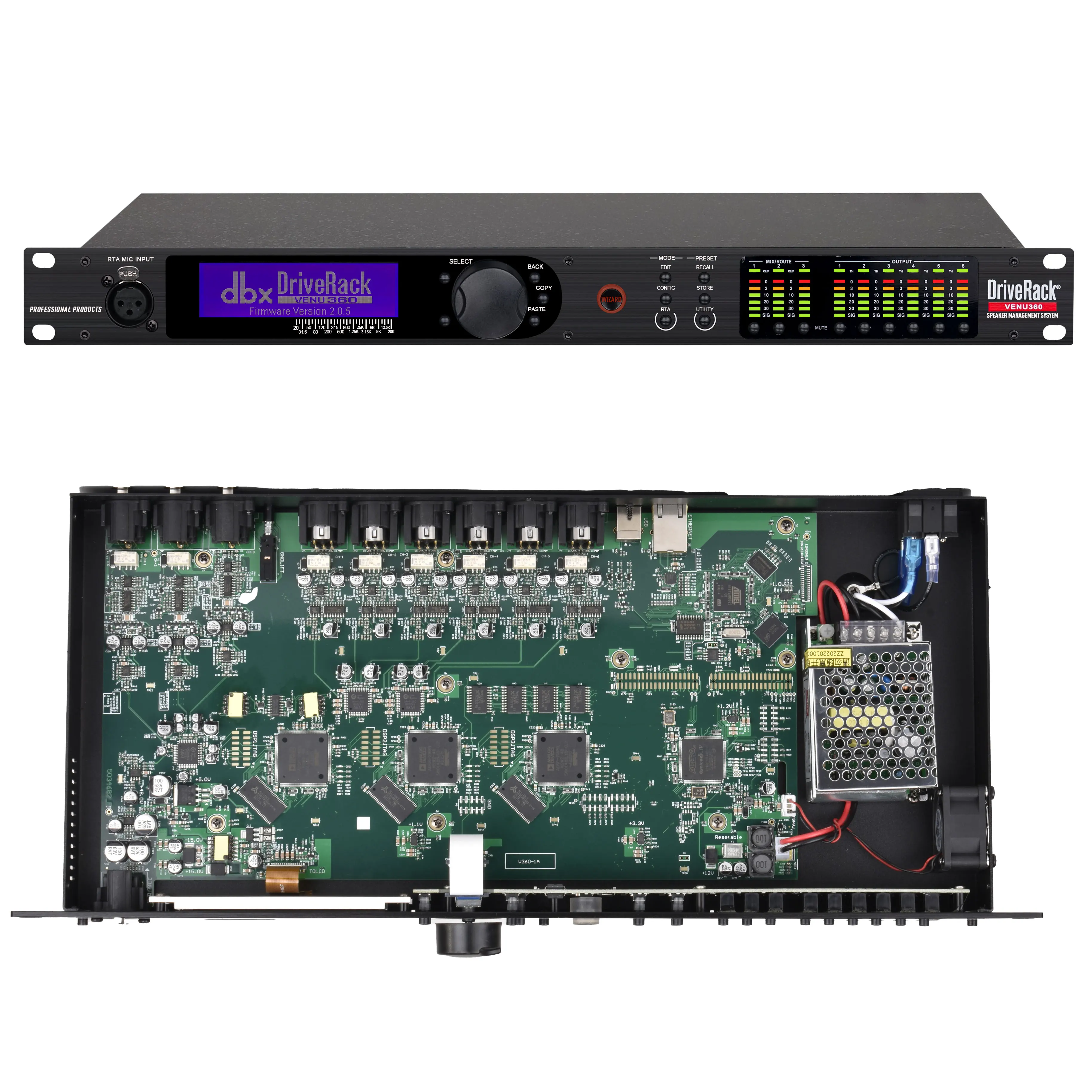 

DriveRack 360-градусный цифровой профессиональный стерео сценический эквалайзер VENU, аудиопроцессор для профессионального сценического звукового оборудования