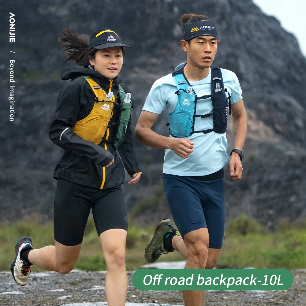 AONIJIE New C9116-10L Hydration Pack Backpack High Capacity Marathoner Running Race Hydration Vest Lightweight for Men and Women