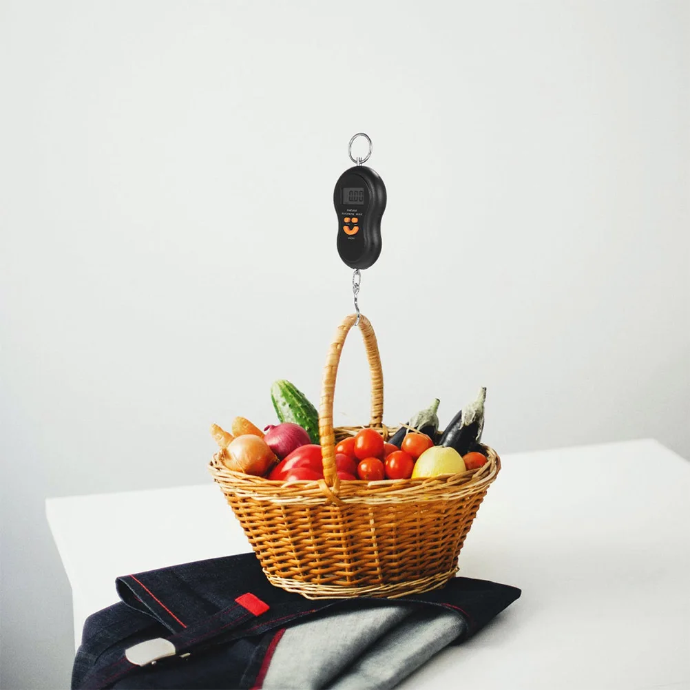 

Portable Electronic Gourd Scale Lightweight Hook LCD Display Household Travel Hook-on Fishing Pocket Scale Practical