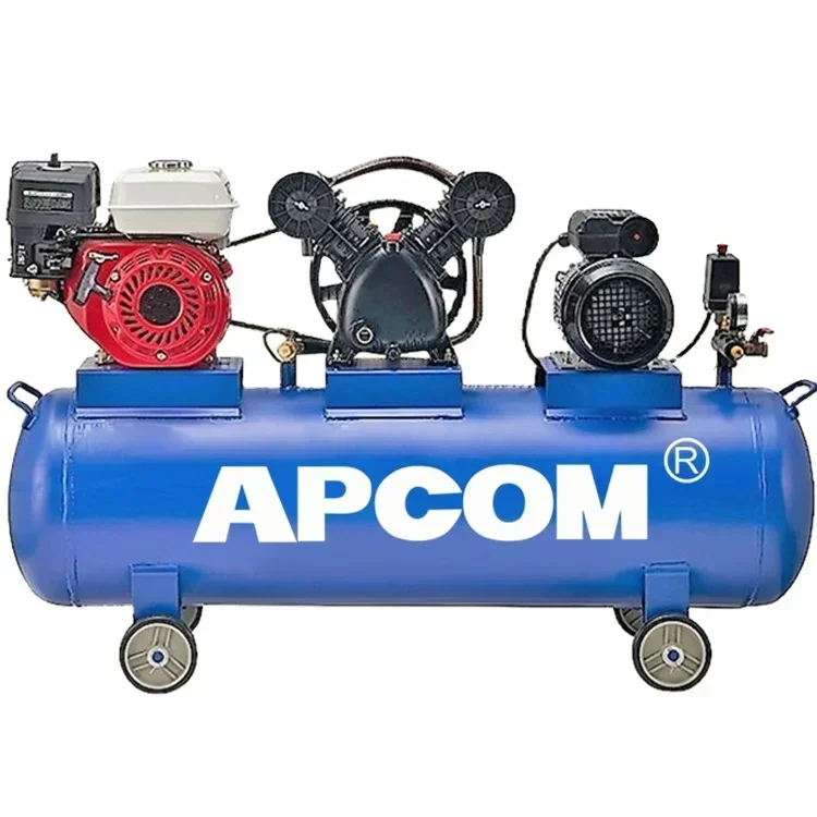 

2.2kw 3kw 4kw 5.5kw Motor drive and petrol engine portable gasoline air compressor