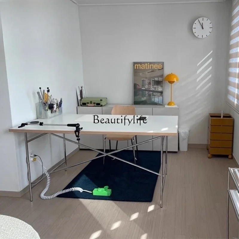 LJY*Mittelalterlicher Stil, einfacher Esstisch, Schreibtisch, rechteckig