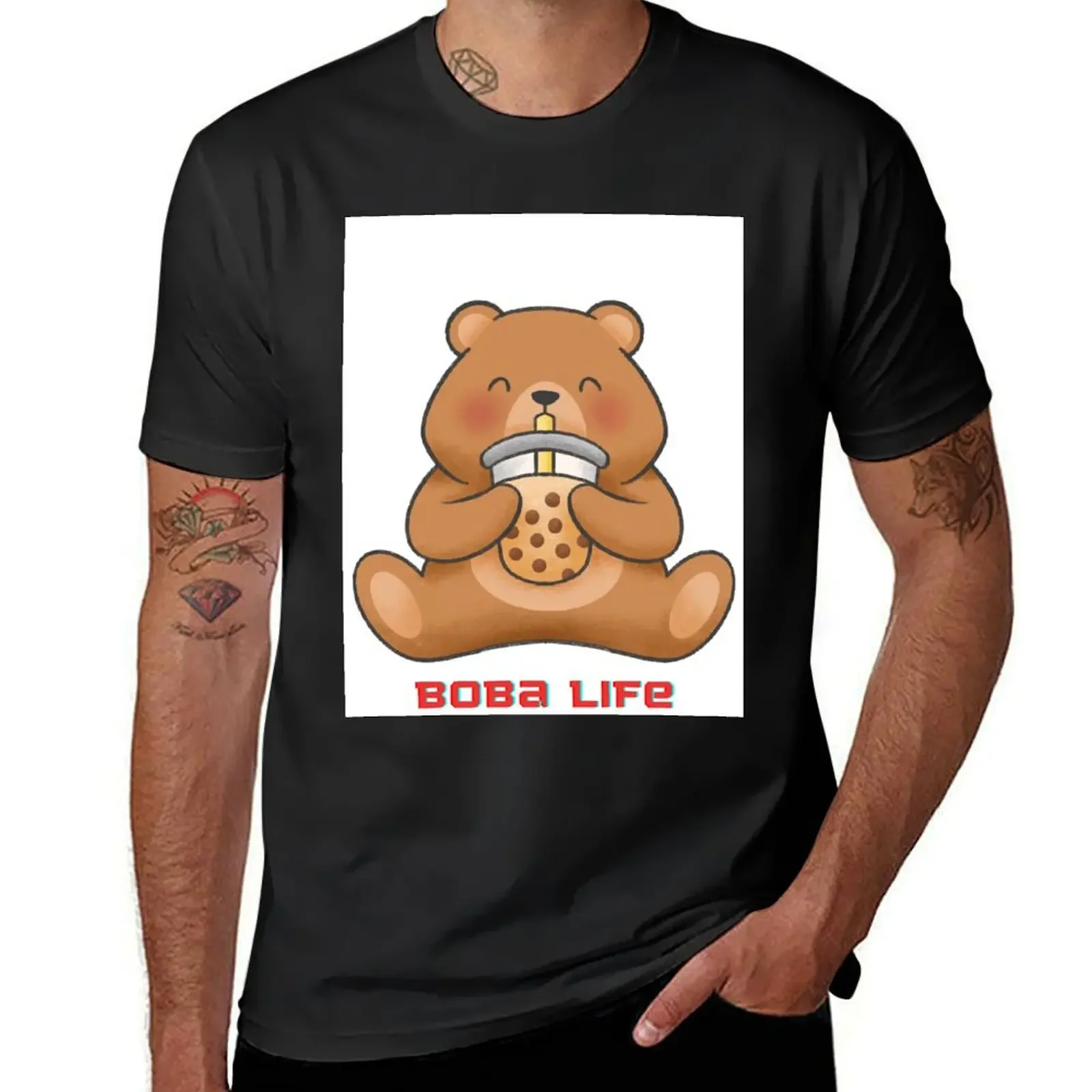 

Boba Life T-Shirt customizeds plus size tops men clothing