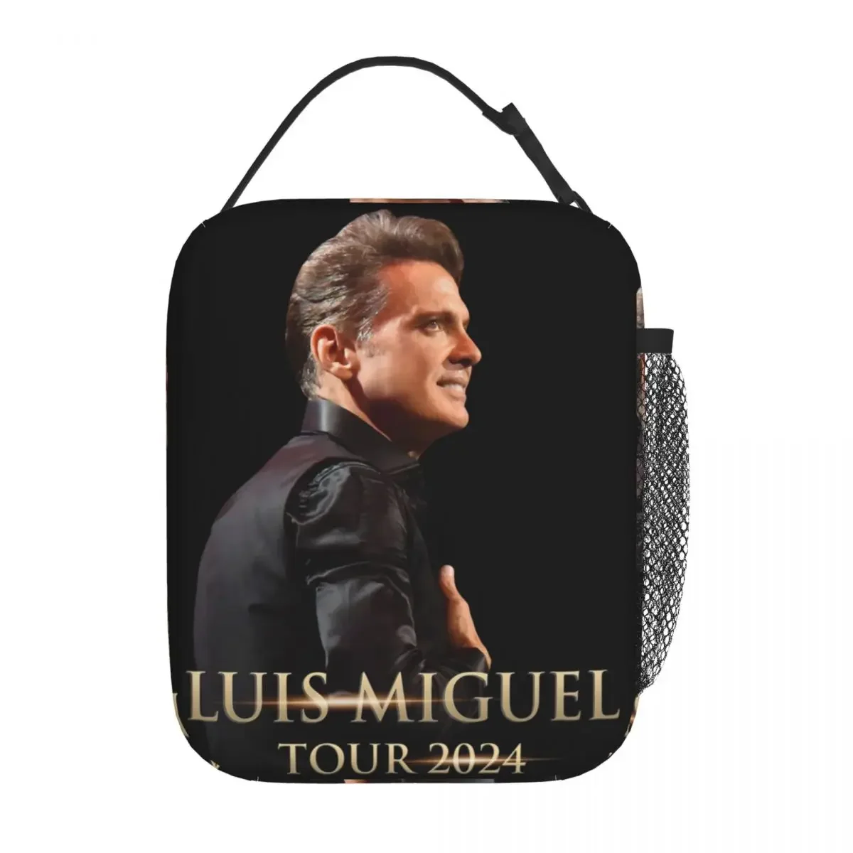 Luis Miguel Tour 2024 bolsa de almuerzo con aislamiento térmico para la escuela Mucisian Hip Hop caja Bento reutilizable hombres mujeres cajas térmicas