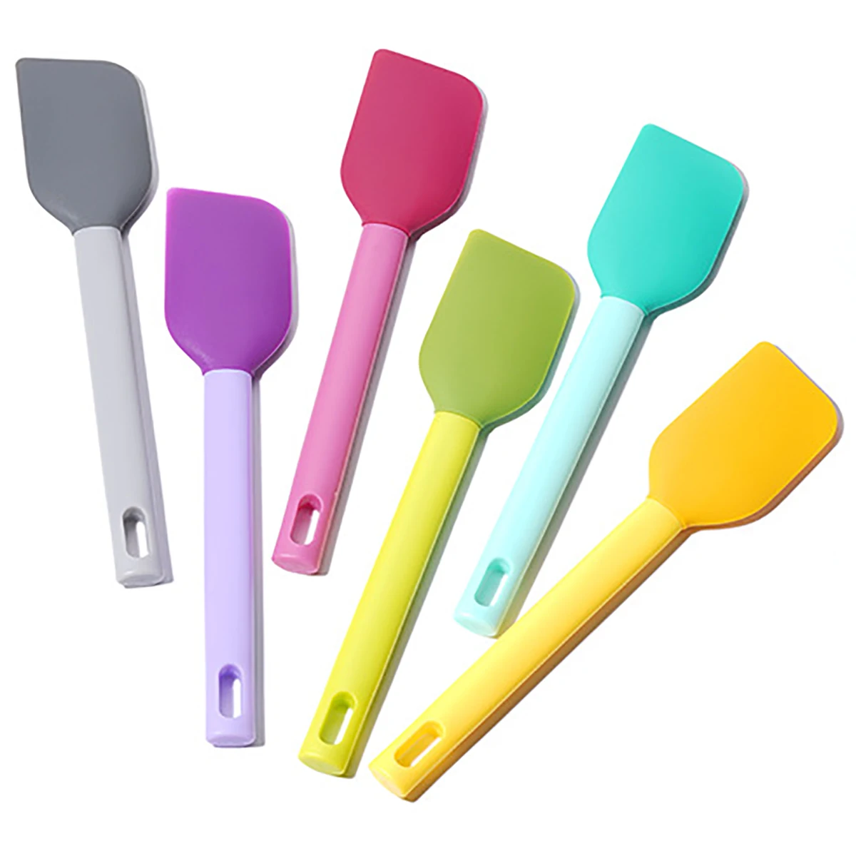 2piece Baking Silicone Scraper Household Split Cream Butter Scraper Cake Spatula Kitchen Bakeware Pastry Tools