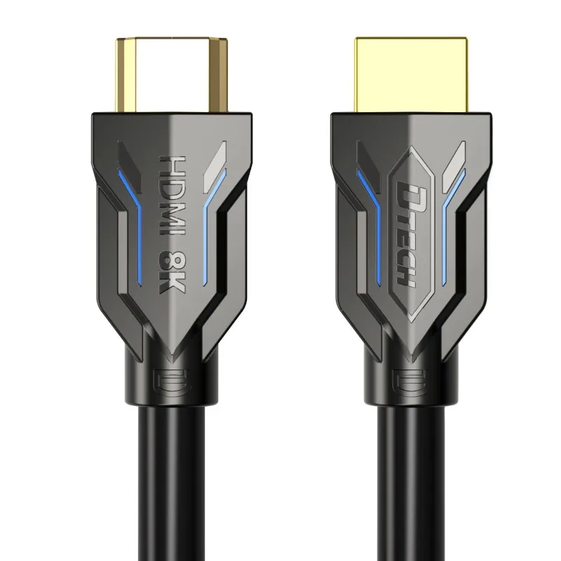 3PCS DTECH 3D HDR HDMI 2.1 Cable 1.5m Gold Plated 8K 60Hz Male To Male HDMI HD Video Audio Cable