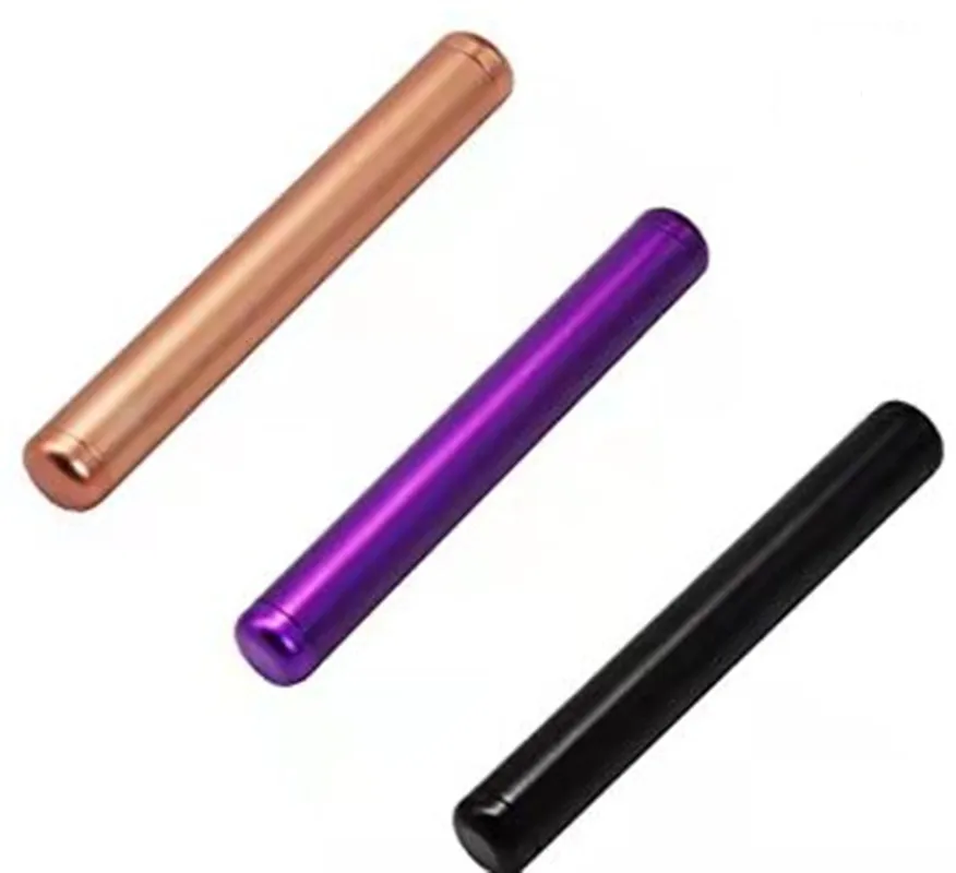 110MM Aluminum Cigar Airtight Container Travel Storage Cigarette Holder Smell Proof Waterproof Smoking Accessories