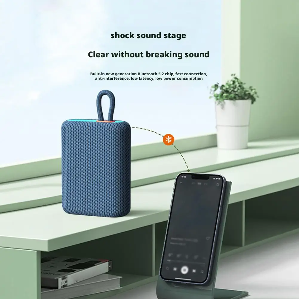 Portable Mini Bluetooth Speaker Big Audio And Punchy Bass IP67 Waterproof And Dustproof Speaker For Home Outdoor And Travel - Image 2
