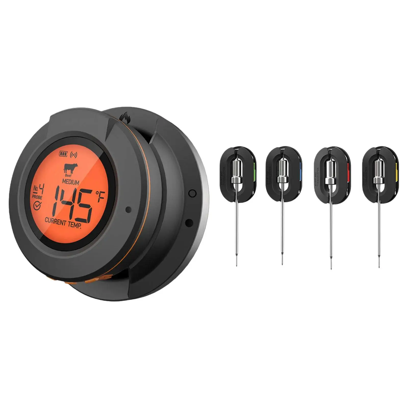 Keukenthermometer Temperatuurmeters met sondes Draagbaar met direct afleesbare BBQ