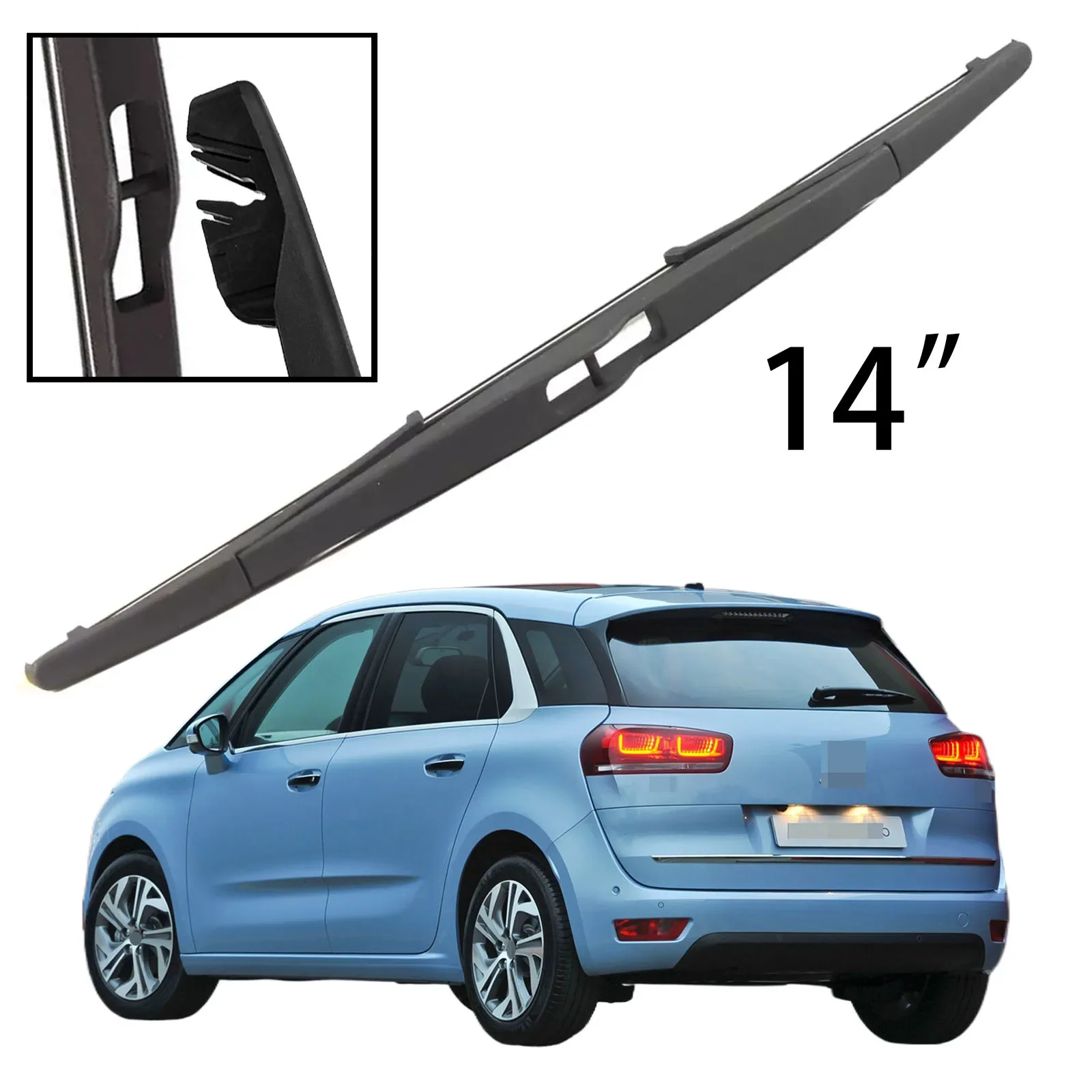 

14" Rear Windshield Windscreen Washer Wiper Blade For Citroen C4 Picasso MK2 2014-2022 Car Accessories Accsesories