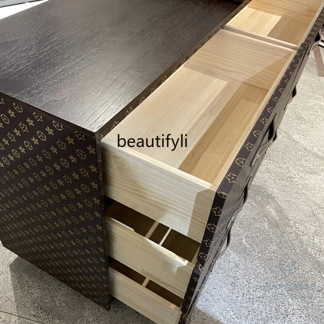 

smt14 American presbyopia chest dresser bedroom drawer type household bar table island table hard box mail cabinet