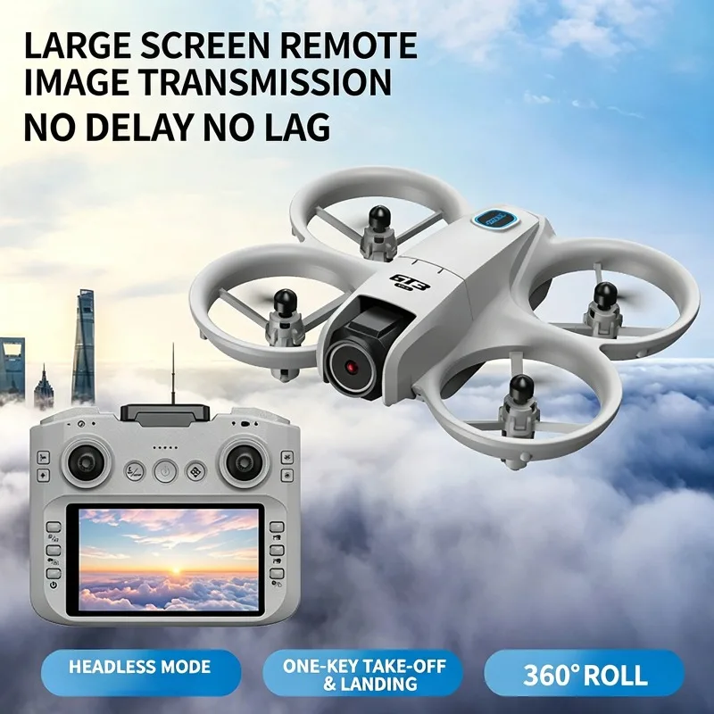 GT3 Drone with Remote Controller with 4.3" Screen Dual Camera Optical Flow Positioning Obstacle Avoidance Remote Control Drone - view 5