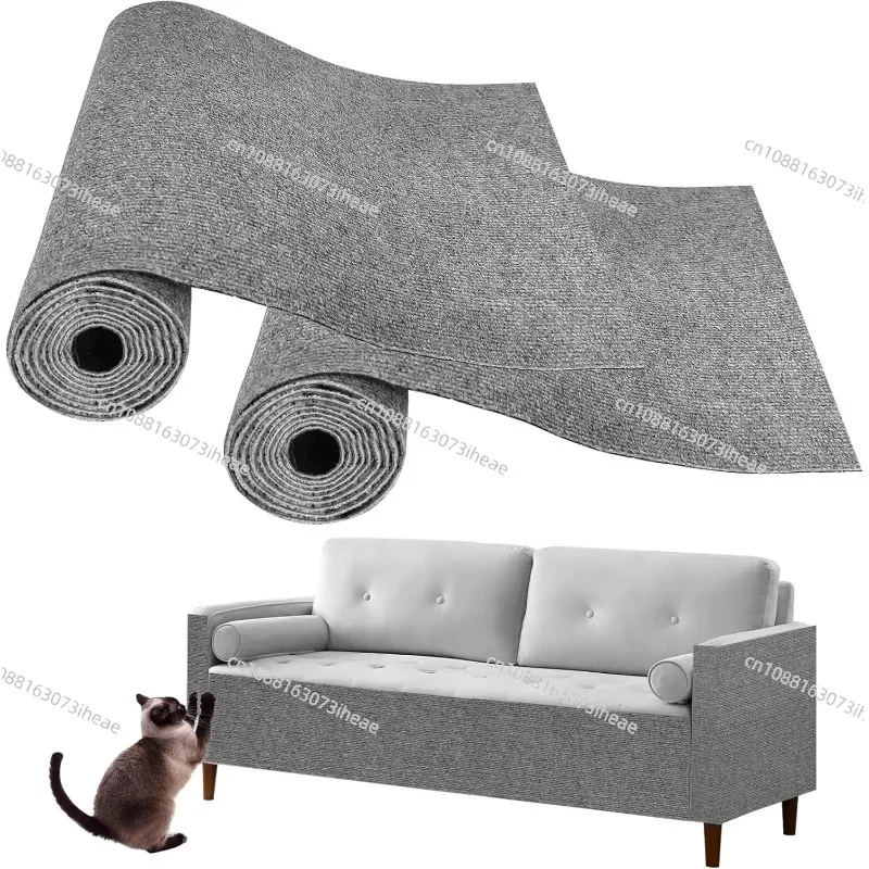 Wall Self-Adhesive Anti Cat Scratch Sofa DIY Cats Scratch Protection Paws Sharpen Trimable Carpet Cats Scratch Board
