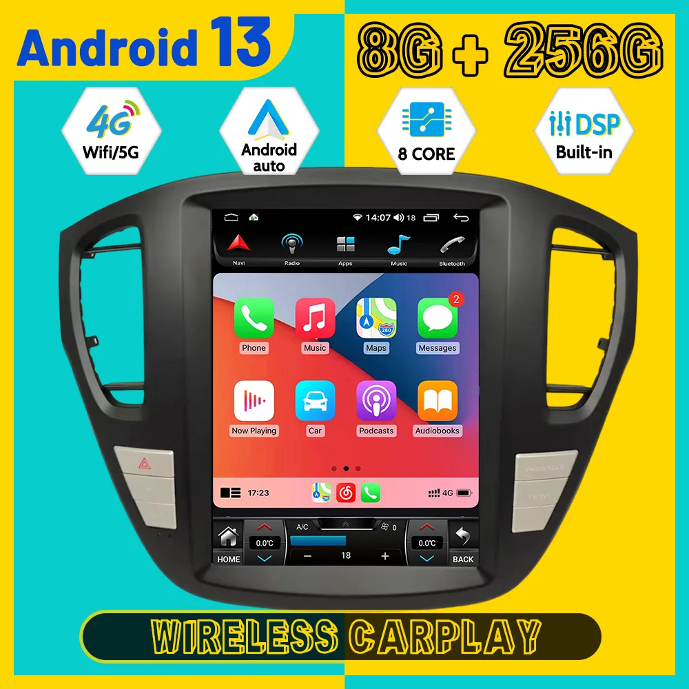 

12.1''Navigation 8 core Carplay For Toyota Highlander 2001-2007 Multimedia Player Android 13 Auto GPS Navi Wireless Head