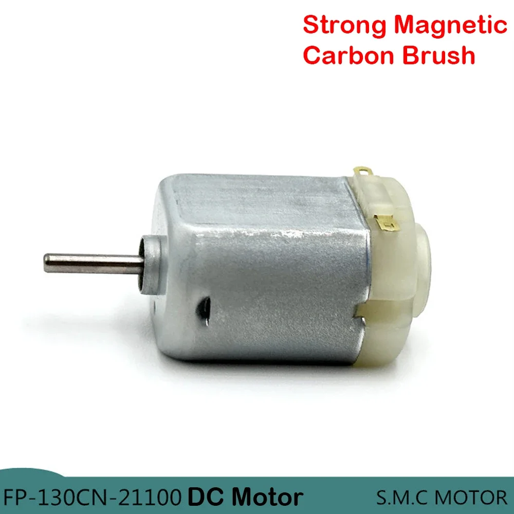 Standard Mini 20mm Carbon Brush Motor DC 3V 3.7V 5V S.M.C FP130CN-21100 High Speed Electric Engine DIY RC 4WD Toy Car Boat Model