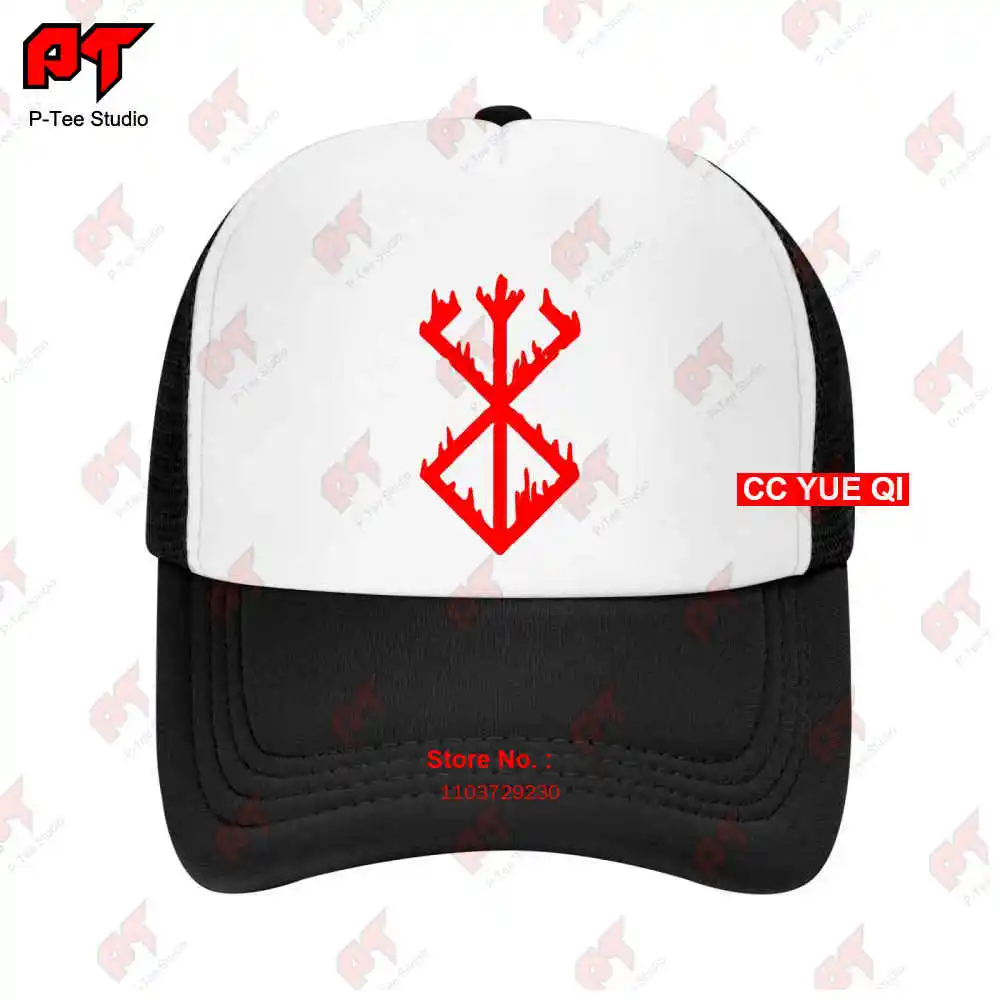 Berserk Anime Art Guts Gatsu Logo Baseball Caps Truck Cap OEH0