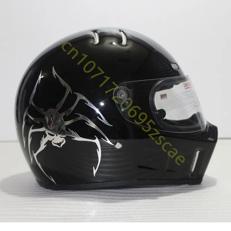 DIY CRG ATV-1 Personalized For SIMPSON Style Motorcycle Racing Full Face Helmet F1 Capacete De Moto Biker Riding Cascos Motorrad