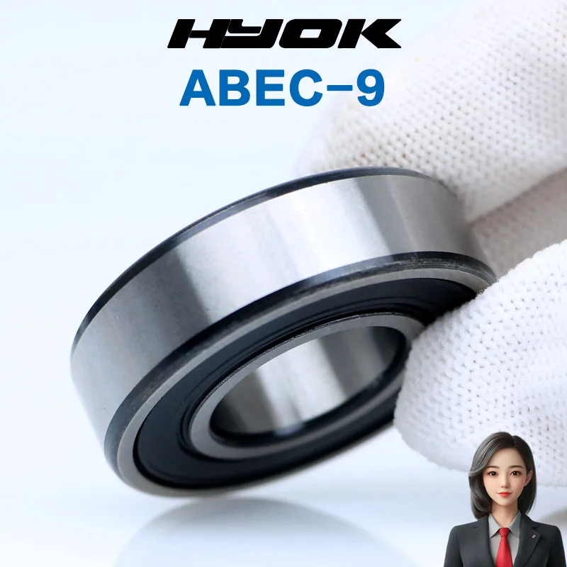 2PCS 4PCS 10PCS HYOK ABEC-9 Bearing 6300 6301 6302 6303 6304 6305 6306 6307 6308 6309 6310 2RS 2Z  High-speed motor Bearings