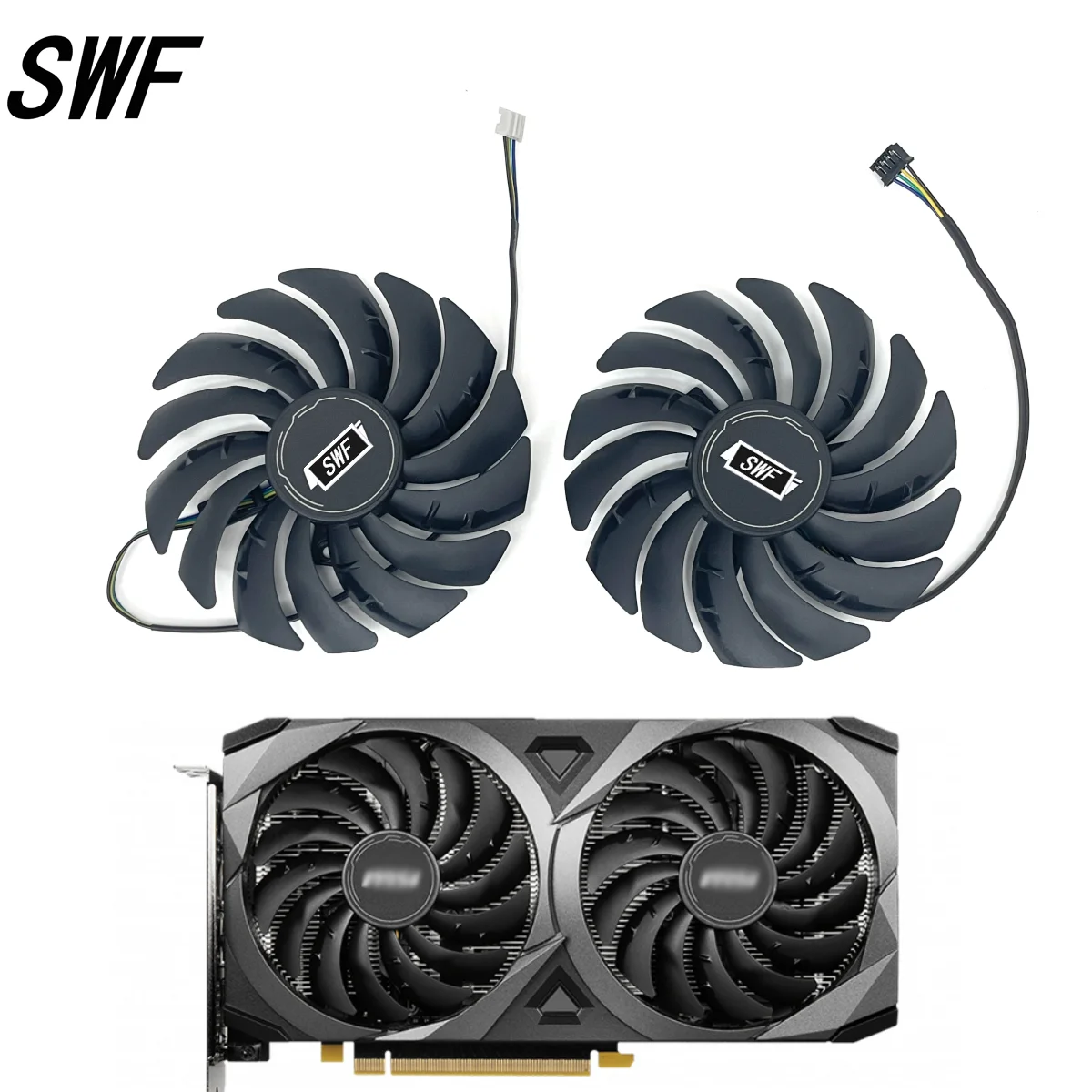 Nowy 95mm PLD10010S12HH RTX3060 ventus wentylator dla MSI RTX 3070 3060 3060Ti Ventus 2X OC karta graficzna wentylator chłodnicy