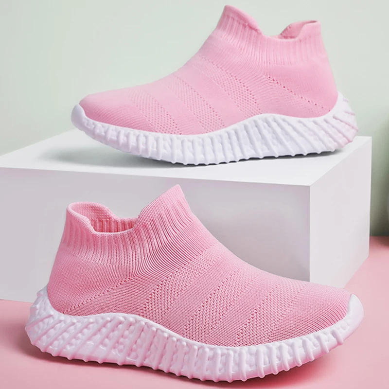Children\'s Running Sneakers Spring Autumn Comfortable Mesh Breathable Walking Shoes Soft Training Outdoor Sports Shoes for Kids