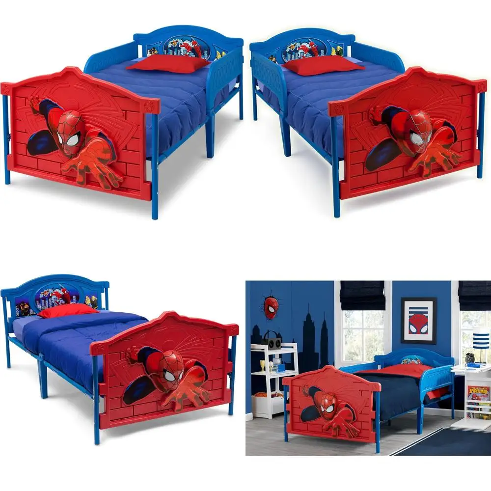 

Children's Twin-Size Plastic 3D-Printed Bunk Bed