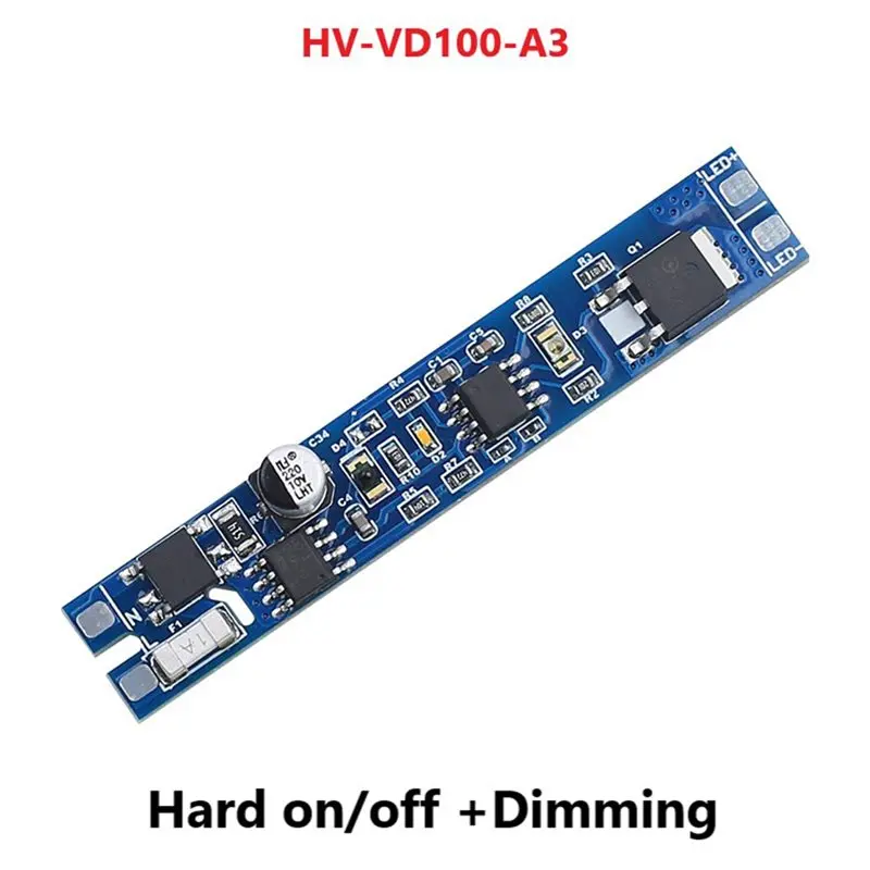 【CYBER MONDAY】AC110V-220V Infrared Hand Sensor Module HV-VD100-A3(Instant Brightness+ Dimming) LED Dimming Switch 1A For Cabinet