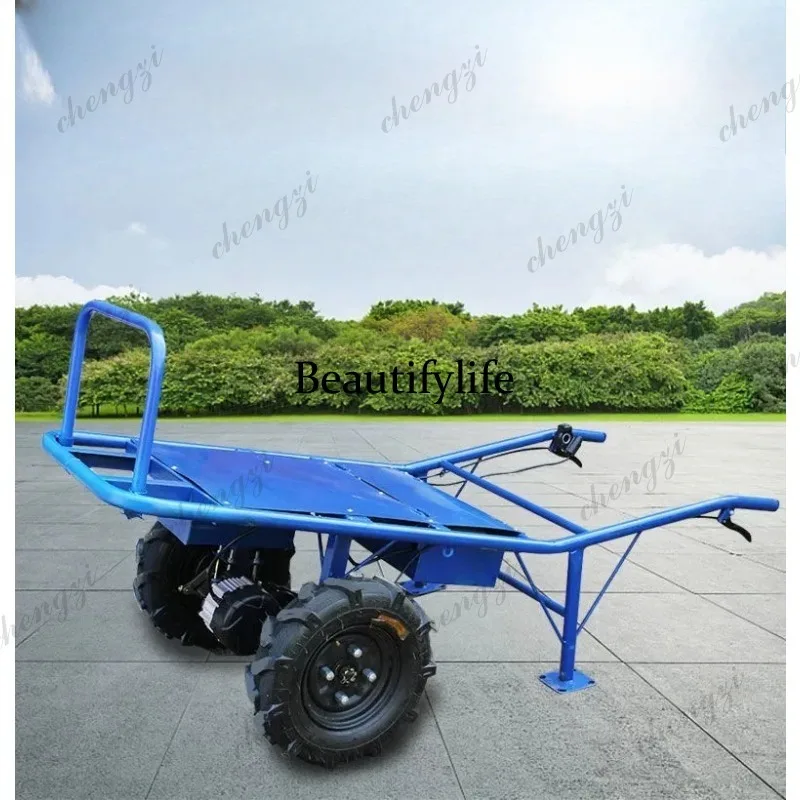 

A81 electric trolley chicken bus lithium battery single and double wheels 800 watts large motor agricultural climbing wheel