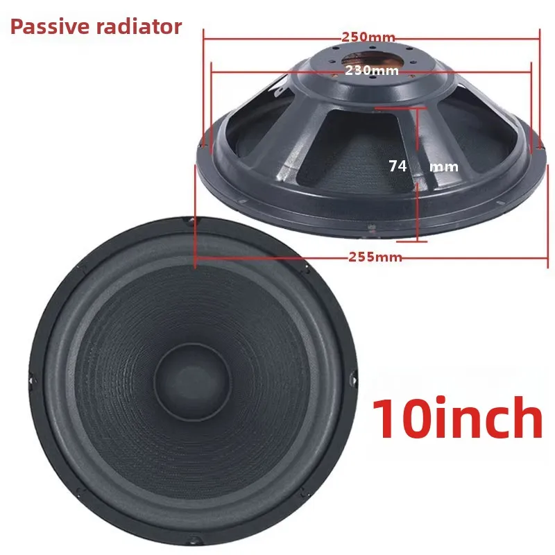 MW Audio 1 stks 8 10 12 15 Inch Fake Speaker Bass Passieve Radiator Omkerende Ijzeren Wastafel Houder Rubberen Rand