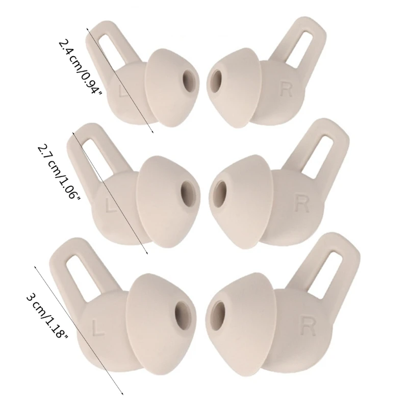 Zachte siliconen oordopjes voor Freelace oortelefoon Vervanging oordopjes Antislip oordopjes Ademend en comfortabel Dropship